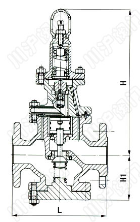 Y43H蒸汽減壓閥結構圖