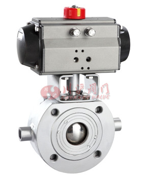 氣動(dòng)對夾保溫球閥