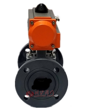 氣動(dòng)塑料法蘭球閥