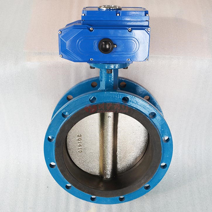 電動法蘭蝶閥實物圖