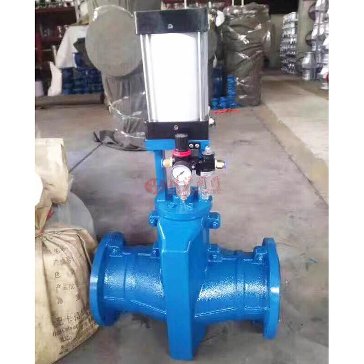 氣動管夾閥實物圖